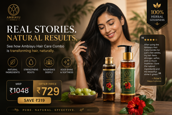 Best Ayurvedic Hair Care Combo in India for Hair Fall Control, Stronger Roots & Healthy Hair