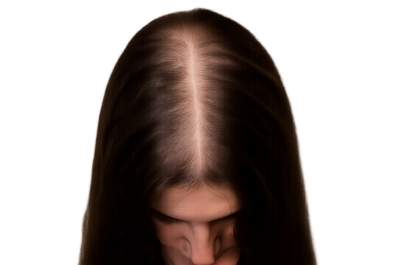 Hair before treatment